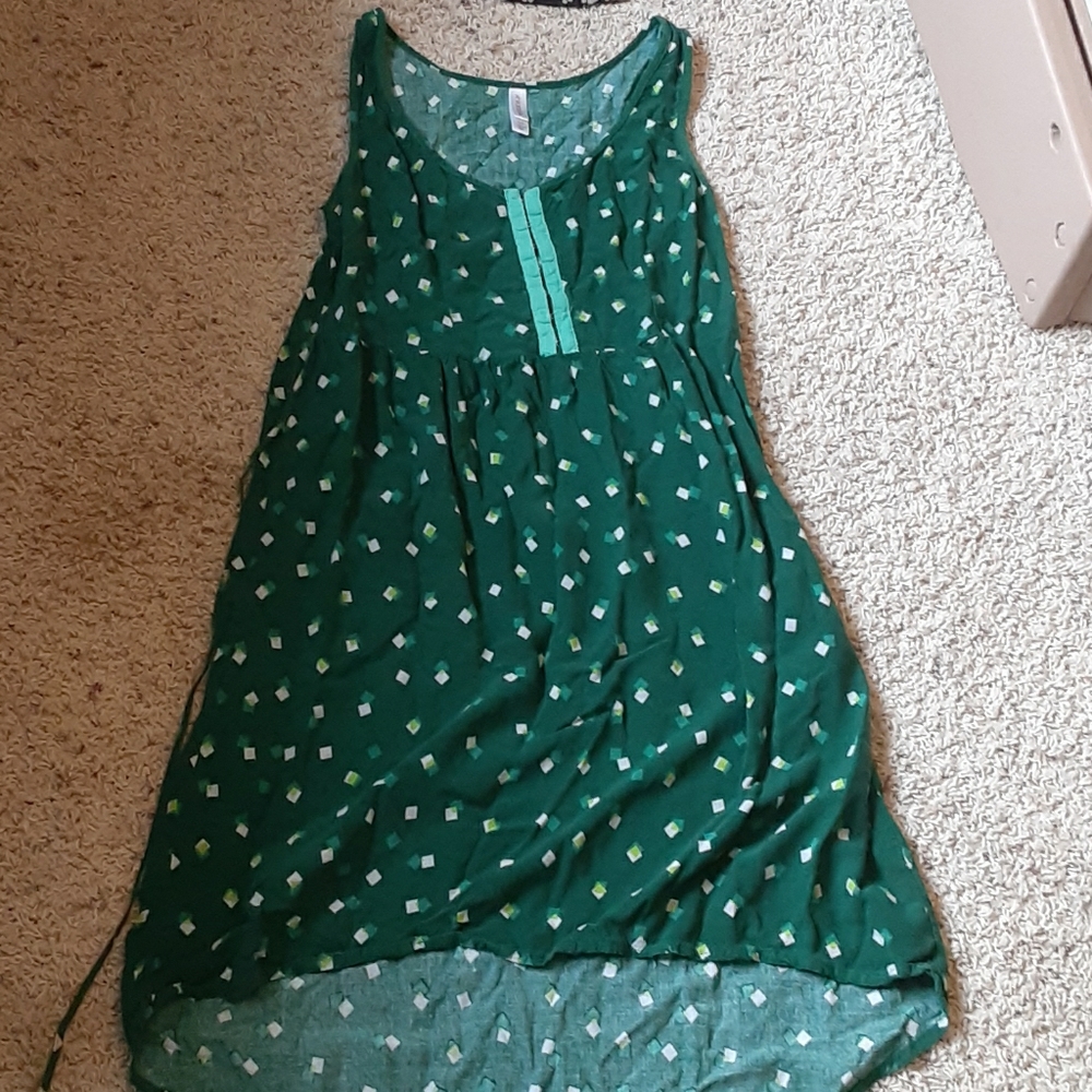 Green dress